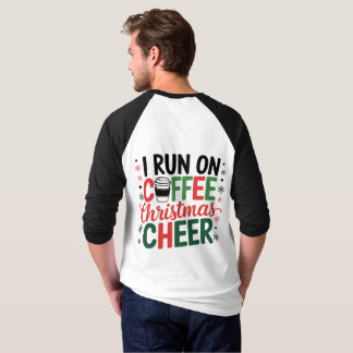Koffie Kerst Ontwerp T-shirt