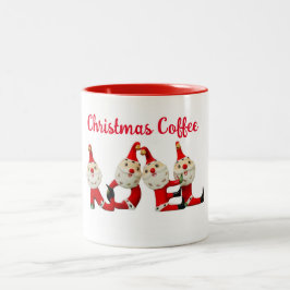 Koffie & Kerstmis Cheer NOEL Santa Mok Retro