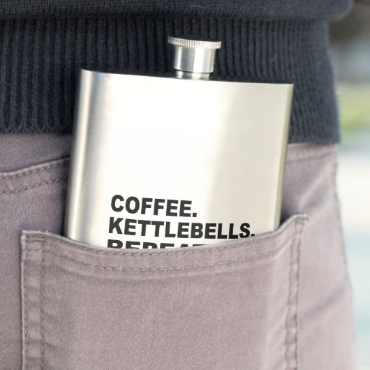 Koffie Kettlebells Herhalen Flacon (Voorbeeld)