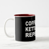 Koffie Kettlebells Herhalen Tweekleurige Koffiemok (Links)