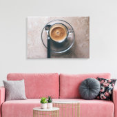 Koffie Keuken Muur Kunst Canvas Afdruk (Insitu (Woonkamer))