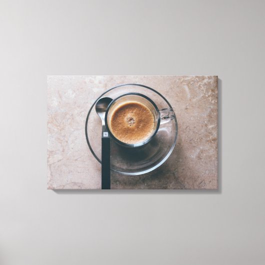 Koffie Keuken Muur Kunst Canvas Afdruk (Voorkant)