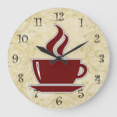 Koffie Keuken Wandklokken (Voorkant)
