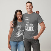 Koffie Kinder Weekends Jezus T-shirt Gift! Christe (Unisex)
