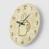 Koffie Kitchen wandklokken (Hoek)