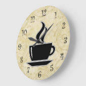 Koffie Kitchen wandklokken (Hoek)