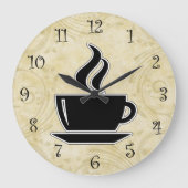 Koffie Kitchen wandklokken (Voorkant)