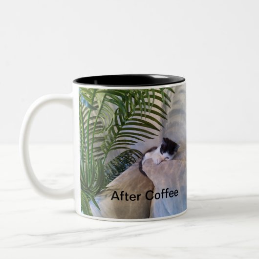 Koffie Kitten Tweekleurige Koffiemok (Links)