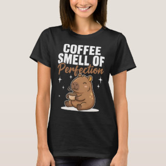 Koffie Klein Van Perfectie Capybara T-shirt