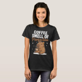 Koffie Klein Van Perfectie Capybara T-shirt (Voorkant volledig)