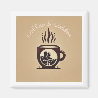 Koffie & Knuffels Logo Magnet