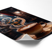 Koffie Koffie Digitale Download Kunst Poster (Hoek)