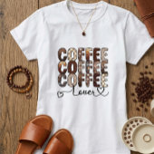 Koffie. Koffie. Koffieliefhebber. T-Shirt