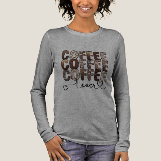 Koffie. Koffie liefhebber. Tri-Blend Shirt (Voorkant)