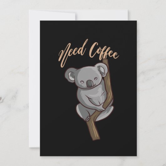 Koffie - Koffie Nodig Kaart (Voorkant)