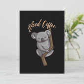 Koffie - Koffie Nodig Kaart (Staand voorkant)