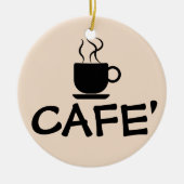 KOFFIE-KOFFIE-ORNAMENT KERAMISCH ORNAMENT (Voorkant)