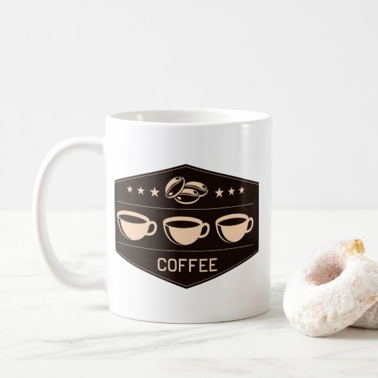 koffie koffiemok (Met donut)