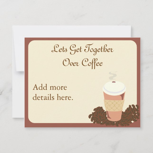 Koffie komt samen (Voorkant)