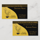 Koffie-koopkaart Klantenkaartje (Voorkant / Achterkant)
