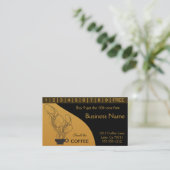 Koffie-koopkaart Klantenkaartje (Staand voorkant)