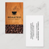 Koffie | Kop Java | Koffiebonen Visitekaartje (Voorkant / Achterkant)