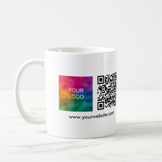 Koffie kopjes Mokken Online Business Logo QR Code (Links)