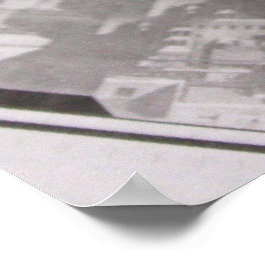 Koffie, krant en pijp poster (Hoek)