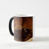 Koffie krijgt koude morphing Mok (Voorkant links)