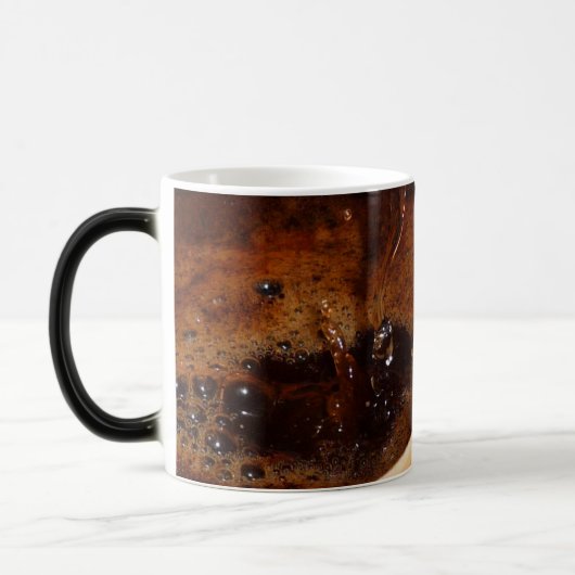 Koffie krijgt koude morphing Mok (Links)