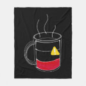Koffie Kritiek laag Fleece Deken (Voorkant)