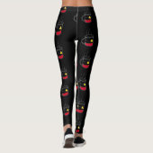 Koffie Kritiek laag Leggings (Achterkant)