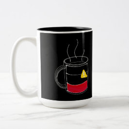 Koffie Kritiek laag Tweekleurige Koffiemok
