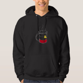 Koffie kritisch laag hoodie