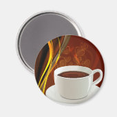 Koffie Kunst Café Magneet (Voorkant / Achterkant)