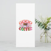 Koffie Kunst Goede Vibes & Warme Koffie Menu (Staand voorkant)