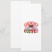 Koffie Kunst Goede Vibes & Warme Koffie Menu (Voorkant / Achterkant)