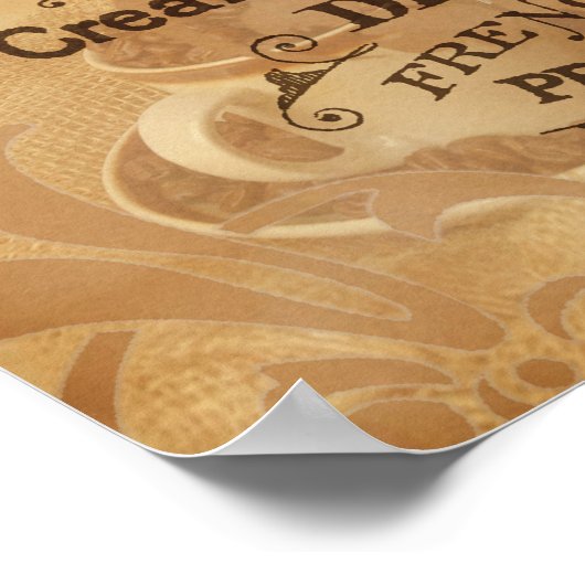  koffie-kunst poster (Hoek)