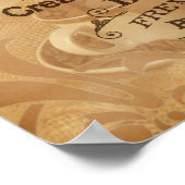 koffie-kunst poster (Hoek)