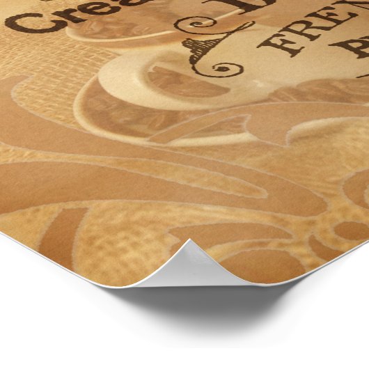  koffie-kunst poster (Hoek)