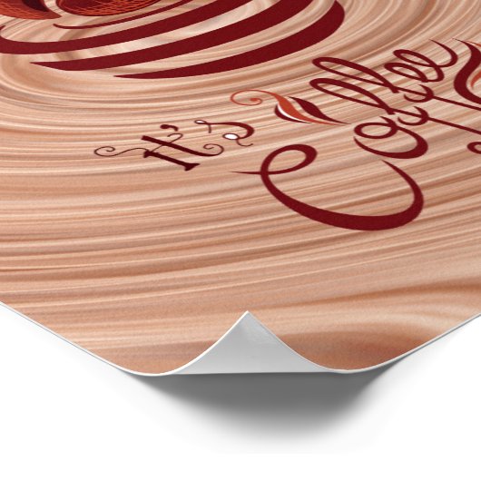 Koffie Kunstwerk Decor Wall-hanging Espresso Digit Poster (Hoek)