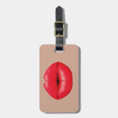 Koffie Kus pop Bagagelabel (Voorkant verticaal)