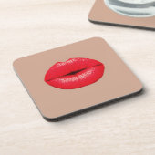 Koffie Kus pop Bier Onderzetter (Linkerzijde)