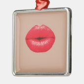 Koffie Kus pop Metalen Ornament (Links)