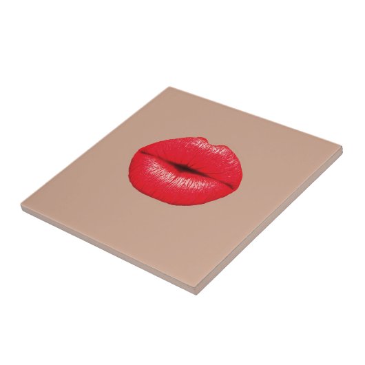 Koffie Kus pop Tegeltje (Zijkant)