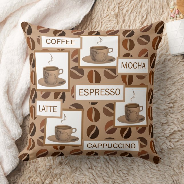 Koffie Kussen (Deken)