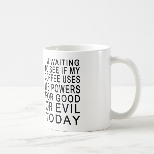 Koffie Kwaad of Goed Koffiemok (Rechts)