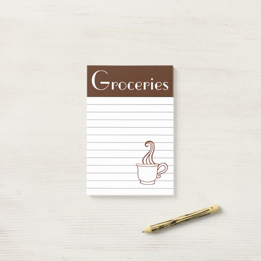 Koffie-kweekreces Post-it® Notes (Op bureau)