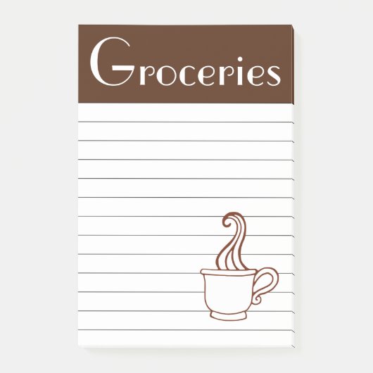 Koffie-kweekreces Post-it® Notes (Voorkant)