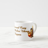 Koffie laat dingen gebeuren espresso kop (Voorkant rechts)